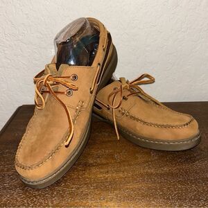 Bass Turnbuckle Slip On Lace Up Boat Loafer Shoes